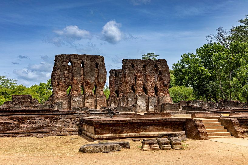 The temple ruins of Polonnaruwa in Sri Lanka by Roland Brack