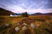 La célèbre maison blanche à Glencoe, en Écosse