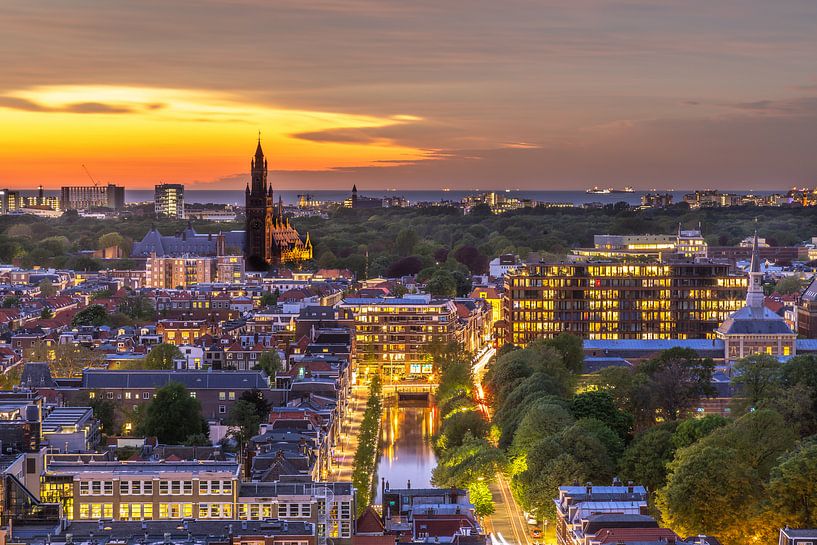 The Hague City Skyline by Original Mostert Photography