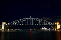 Sydney Skyline - Harbour bridge and Opera House