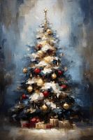 Sapin de Noël au crépuscule n°1