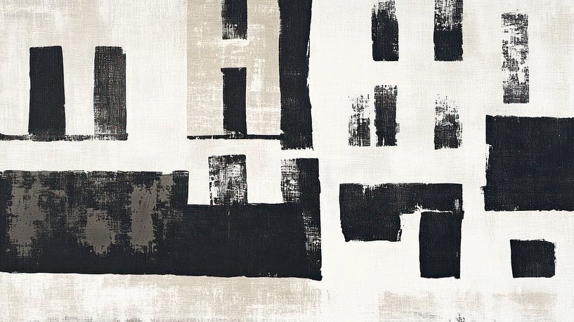 Abstracte architectuur van Franka Poulain