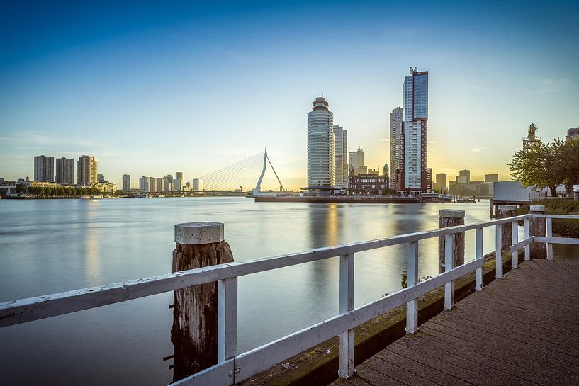 Rotterdam Skyline de Katendrecht par Mark De Rooij