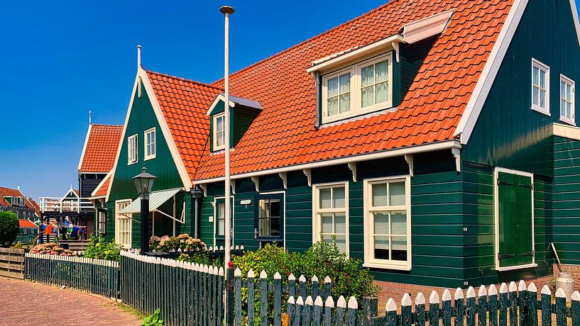 Haus mit Zaun, Marken von Digital Art Nederland