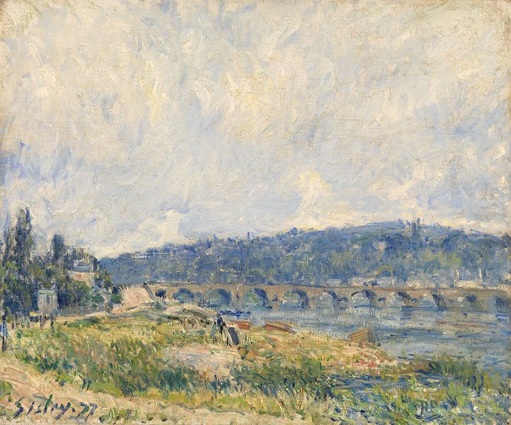 Alfred Sisley, Brücke von Sèvres von finemasterpiece