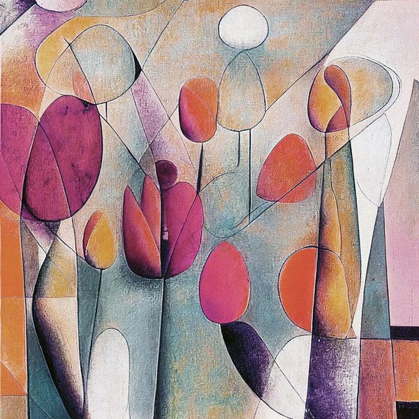 Tulpen Abstrakt von Jacky