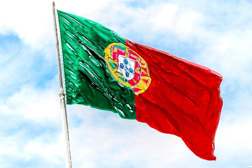 Drapeau portugais (art) par Art by Jeronimo