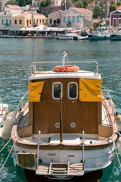 Boat of a Symi resident by Patrick Vossen