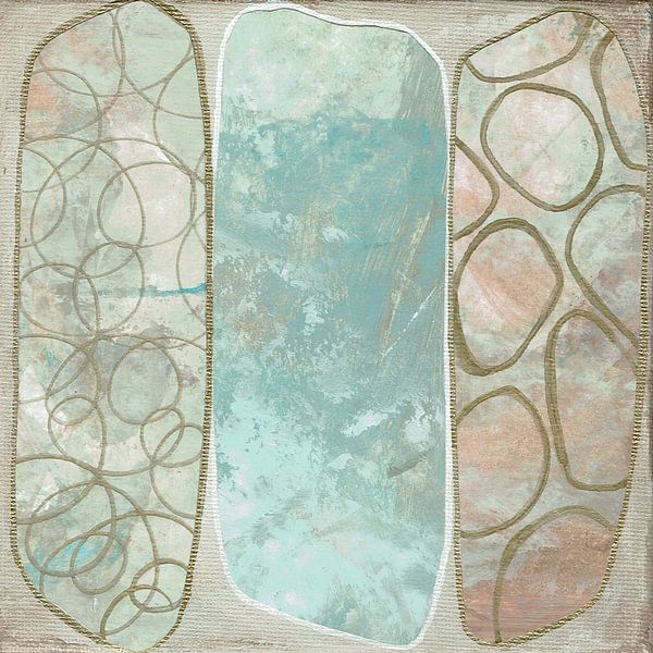 Three Standing Stones | Abstract Collage by Behindthegray