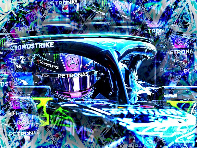 Lewis Hamilton In Art von DeVerviersBelgium