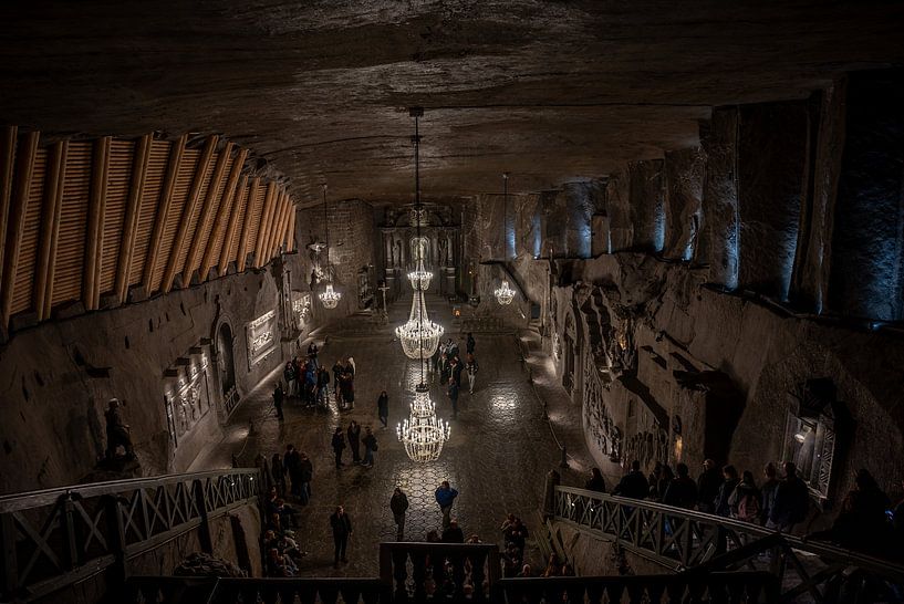 Chapelle Saint Kinga dans une mine de sel par Werner Lerooy