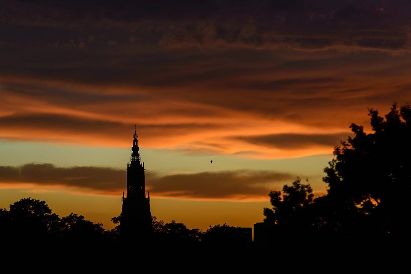 Amersfoort sunset by Sjoerd Mouissie