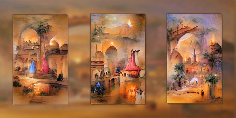 An Oriental Evening by Carla van Zomeren