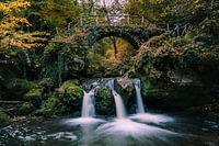 Schiessentümpel Waterfall in Autumn Glow
