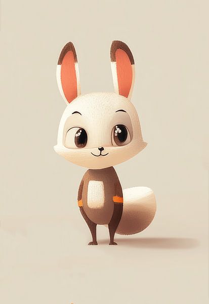 "Cute Squirrel Cartoon Character – Cheerful and Adorable Design" by fredi arlangga