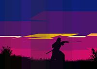 The Last Samurai Silhouette
