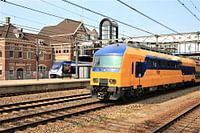 Sprinter en Sneltrein bij Woerden