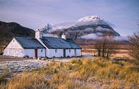 Black-Rock-Häuschen, Glencoe, Schottland