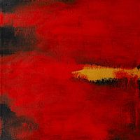 Le feu et l'ombre : Dynamique en rouge et noir