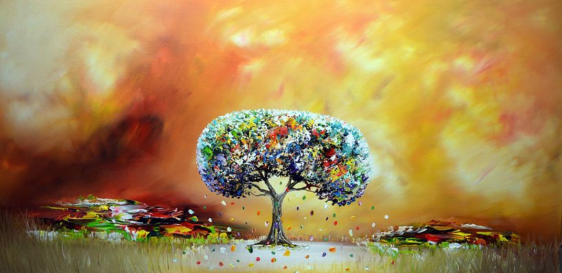 Sommerbaum von Gena Theheartofart