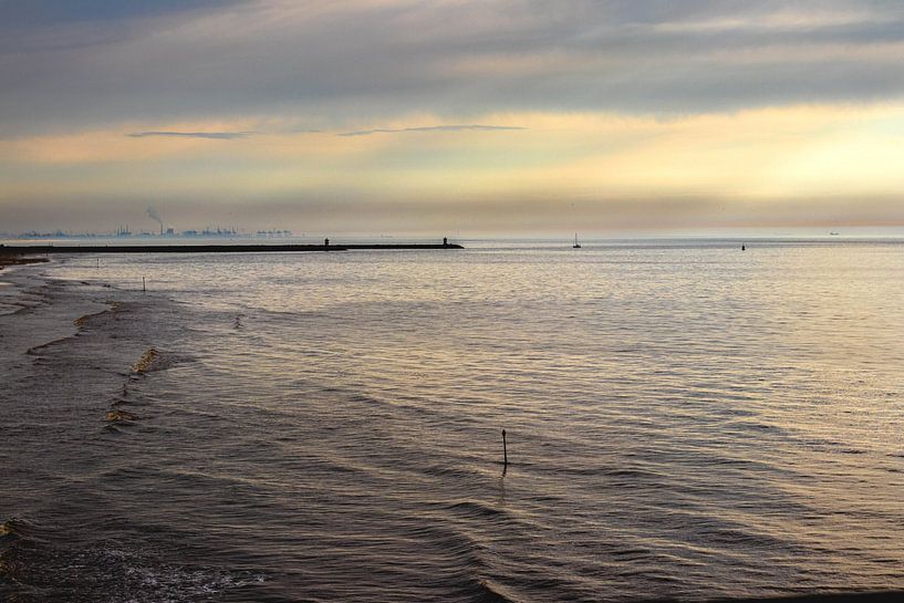 Sonnenuntergang Scheveningen Nord von Anne Zwagers
