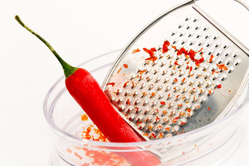 Pittige rode peper met schil von Wim Stolwerk