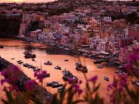 Coucher de soleil Marina Corricella Procida