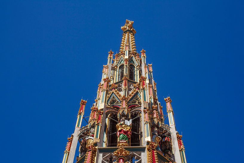 Belle fontaine, Marché principal, Nuremberg, Moyenne Franconie, Franconie, Bavière, Allemagne, Europ par Torsten Krüger