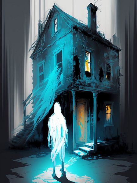 Halloween Maison hantée Fantôme Étrange Mystère par gm_designs