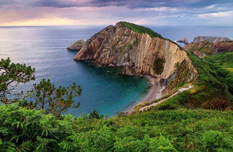 Playa del Silencio, Asturias, Spain by Adelheid Smitt