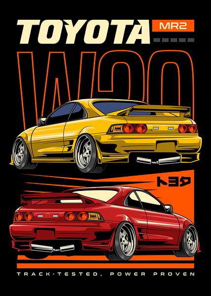 Toyota MR2 W20 JDM Auto von Adam Khabibi