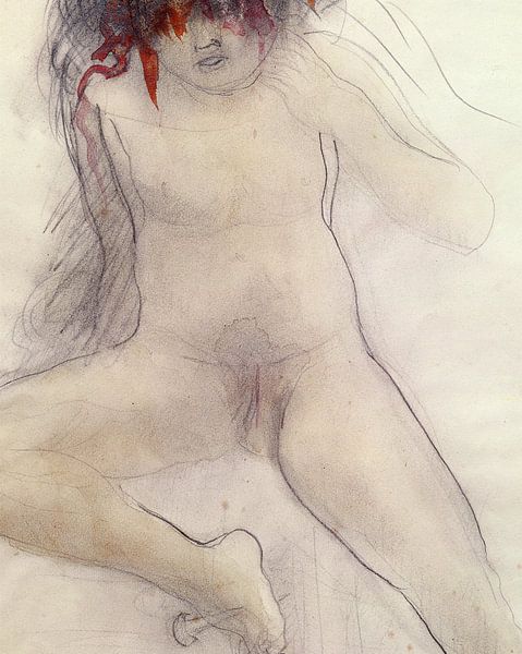 Auguste Rodin,Aktzeichnung von finemasterpiece