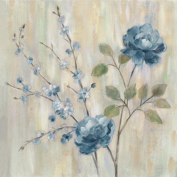 Contemporary Chinoiserie Blue, Silvia Vassileva by Wild Apple
