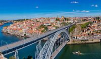 Ponte Luis I über den Fluss Douro, Porto, Douro Litoral, Portugal