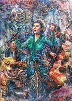 scène du groupe kroncong