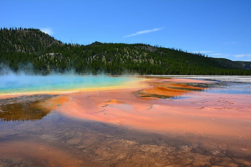 Grand Prismatic Sping Yellowstone National Park by My Footprints