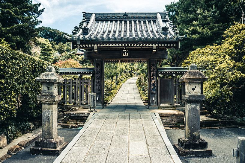 Tempel in Kamakura, Japan von Expeditie Aardbol
