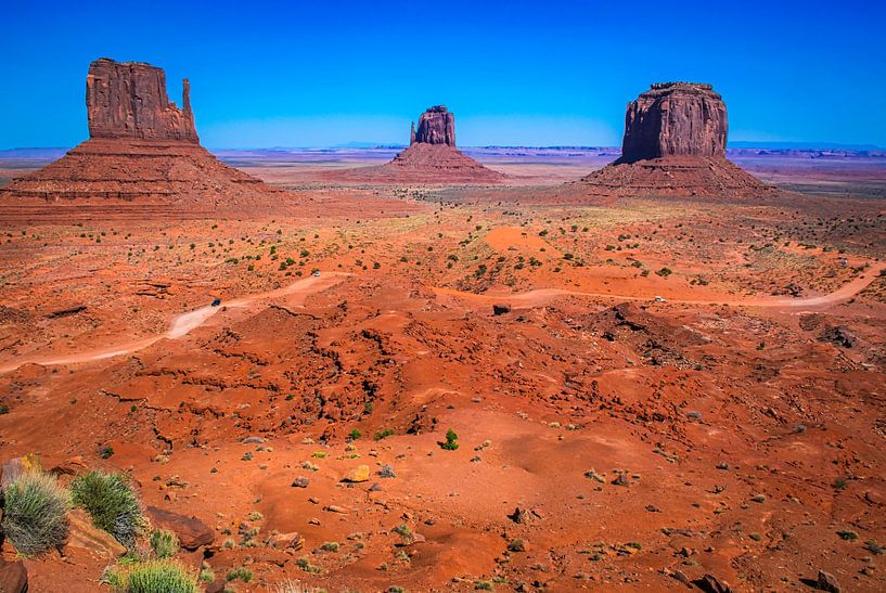 Ikonisches Bild von Monument Valley, Arizona, USA von Rietje Bulthuis