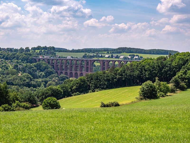 Landscape at the Göltzschtal bridge in the Vogtland region by Animaflora PicsStock