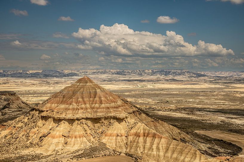 semi desert area Bardenas Reales, Spain by Jan Fritz