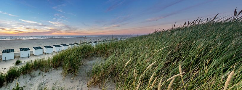 Paal 28 Texel coucher de soleil par Texel360Fotografie Richard Heerschap