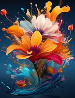 De kleurenpracht van de natuur - de dans van levende bloemen