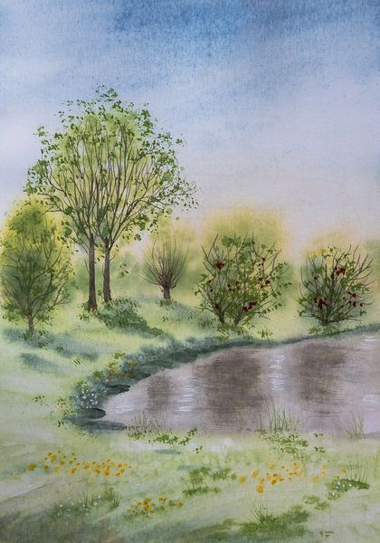 Aquarell Teil 112 von Tania Perneel