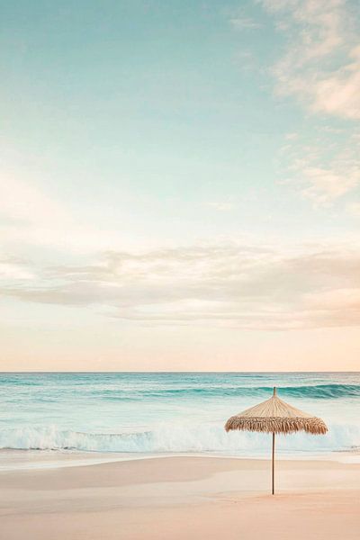 Traumhafte Ruhe am Strand von Poster Art Shop