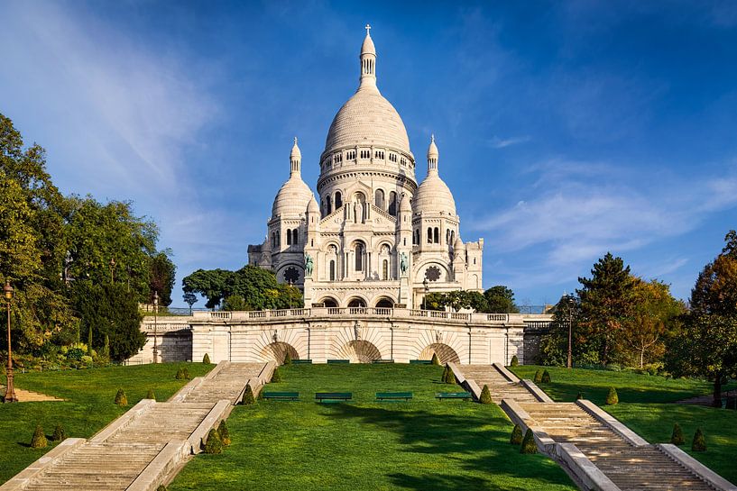 Basilica Sacre Coeur in Paris, France by Michael Abid