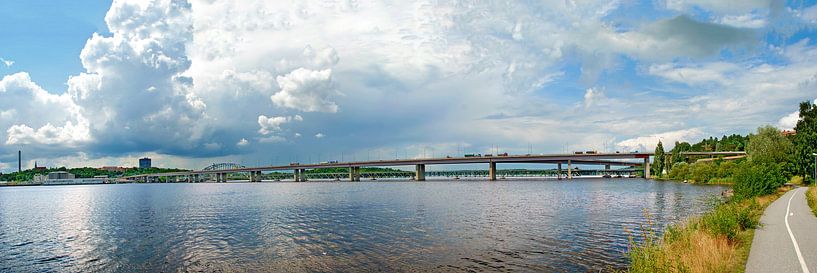 Pont Lidingo à Stockholm par Leopold Brix