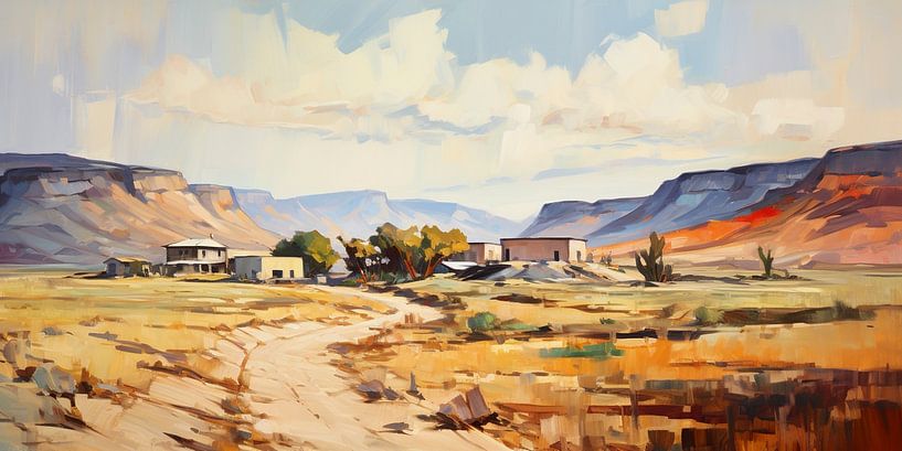 Dorf auf dem Peloponnes von Whale & Sons