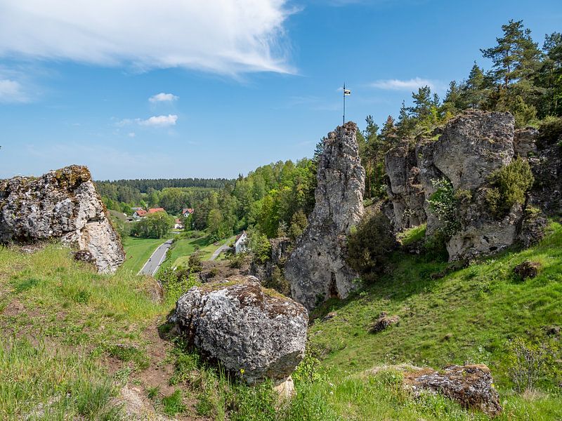 Rocks for climbing in Franconian Switzerland by Animaflora PicsStock