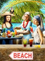 Sommerliche alte Meister am Strand Nr. 3