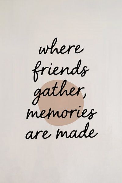 Inspiring minimalist friendship quote by Art & Soul Creations